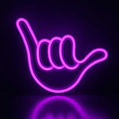 Imagen de MANITO NEON PARA PARABRISA 12V