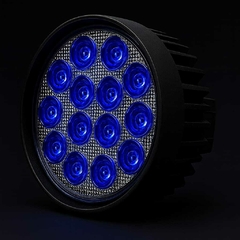 FARO 14 LED 11CM ANCHO 12V 24V AZUL en internet
