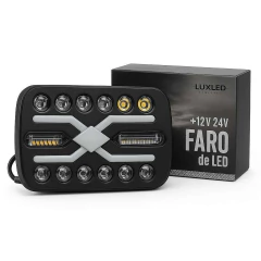FARO RECTANGULAR 7 PULGADAS H4 ALTA BAJA 12V 24V - comprar online