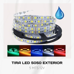 TIRA LED 5050 EXTERIOR 12V - comprar online