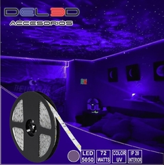ROLLO LED 5050 ULTRAVIOLETA INTERIOR 12V en internet