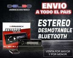 ESTEREO MAVERICK BLUETOOTH FRENTE DESMONTABLE - comprar online