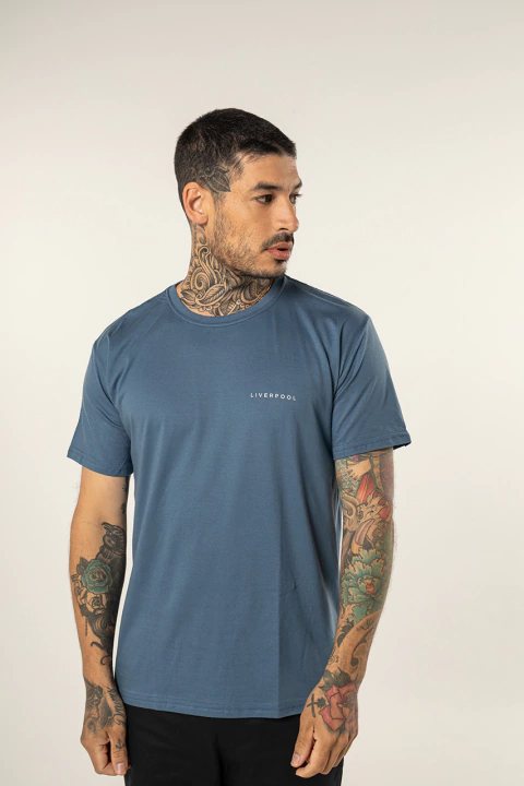 T-shirt Liverpool Basic Azul - (SALE)