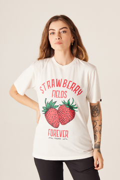 T-shirt Feminina Strawberry Fields