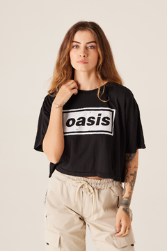 Cropped Oversized Oasis Logo