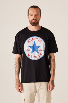 T-shirt Masculina Seattle Grunge