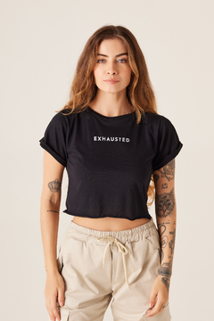 Cropped Exhausted