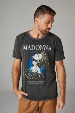 T-shirt Masculina Estonada Madonna True Blue - comprar online
