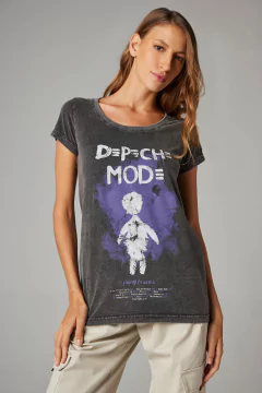 T-shirt Feminina Estonada Depeche Mode Playing The Angel - Useliverpool