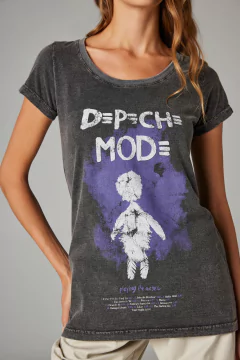 T-shirt Feminina Estonada Depeche Mode Playing The Angel na internet