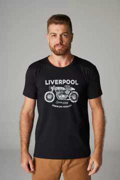 T-shirt Masculina Cafe Racer - Useliverpool