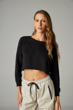 Cropped Feminino Manga Longa Basic (SALE)