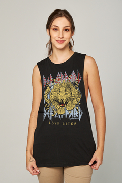 Regata Corte a Fio Def Leppard Tour 88 na internet