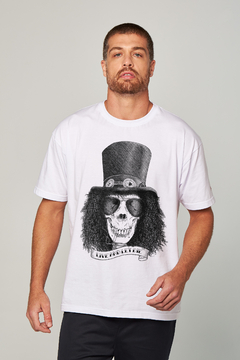 T-shirt Masculina Skull Slash