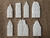 Apliques de Resina Casinhas aconchegantes 7pçs