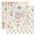 Bloco de Papel Scrapbook French Blue - 32 folhas 20x20 cm - Mon Papier Crafts
