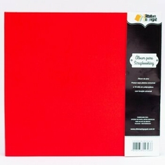 Álbum de Pino G Scrapbook - Vermelho Intenso