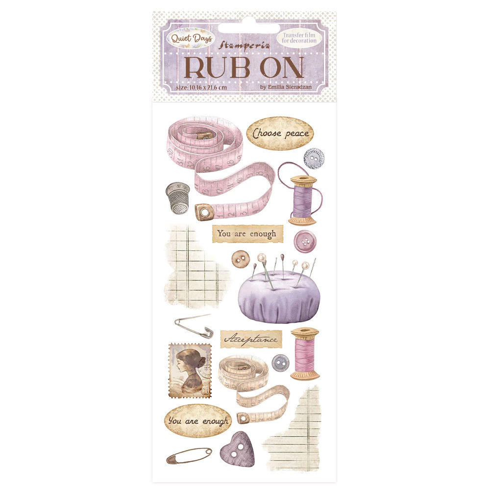 Pre-venda Transfer (Rub On) - Quiet Days costura