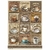 PAPEL DE ARROZ A4 Coffee and Chocolate tags with cups