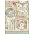PAPEL DE ARROZ A4 Brocante Antiques pratos ceramicos