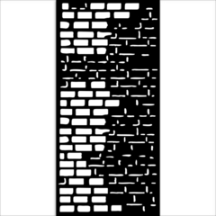 Stencil Espesso 12X25 cm - Art of Travelling bricks