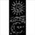 Stencil Espesso 12X25 cm - Masquerade sun and moon - comprar online