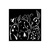Pre-venda Stencil Espesso 12x12 cm - Hidden Grove flores - comprar online