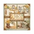 Bloco 22 Papéis 30,5x30,5 (12"x12") Single Face - Golden Harmony