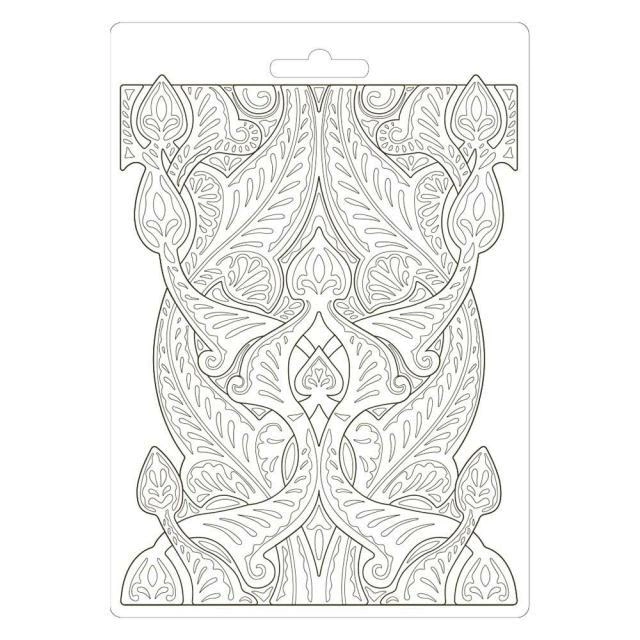 Molde Textura A5 Romantic Horses estampa de sela