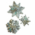 Molde Silicone A5 (15x21cm) Create Happiness Dewdrops snowflakes na internet
