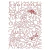 Stencil Espesso 21x29,7 cm - Garden House