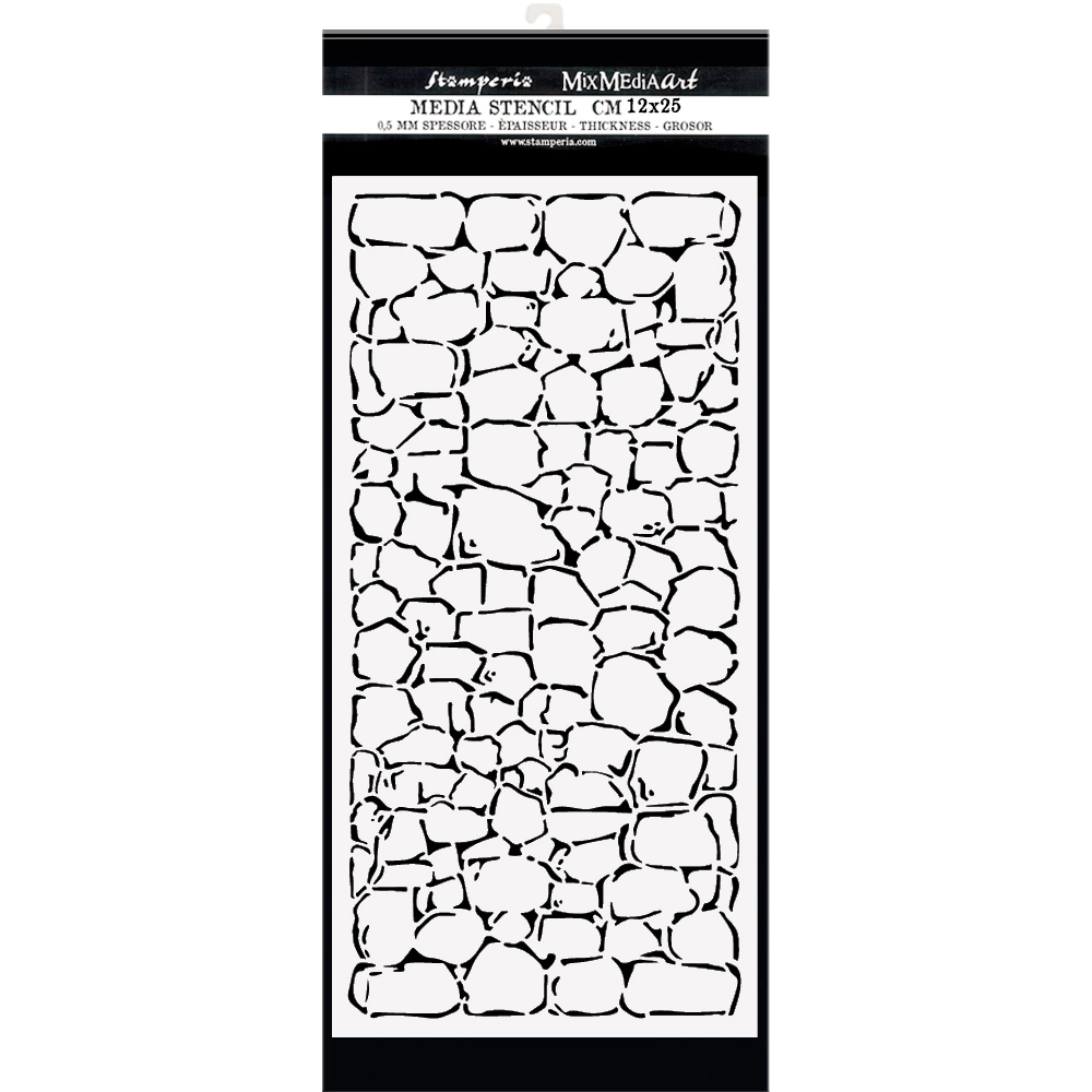 Stencil Espesso 12X25 cm - Lady Vagabond Lifestyle Stone Wall