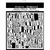Stencil Espesso 18X18 cm - Klimt Square Pattern - comprar online
