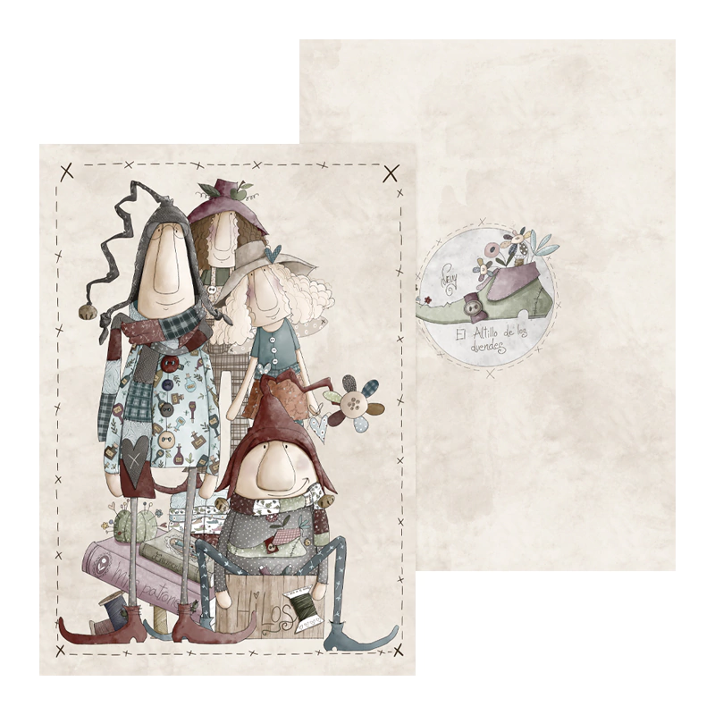 Pasta com Elástico A4 Duendes - El Altillo de Los Duendes