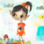 Papel Scrapbook - Bosque Encantado Menina com Flor - comprar online