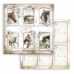 Papel Scrapbook - Romantic Horses Cards