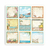 Bloco 10 Papéis 30.5x50.5cm (12"x12") + bônus - Blue Dream - Mon Papier Crafts