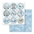 Imagem do Bloco 10 Papéis 30.5x30.5cm (12"x12") + bônus - Blue land