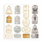 Bloco 10 Papéis 30.5x50.5cm (12"x12") + bônus - Romantic Christmas - comprar online