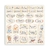 Bloco 10 Papéis 20,3x20,3cm + bônus - Create Happinness Welcome Home