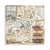 Bloco 10 Papéis 20,3x20,3cm + bônus - Vintage Library - comprar online