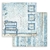 Bloco 10 Papéis 20.3x20,3cm (8"x8") + bônus - Blue Land - Mon Papier Crafts