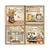 Bloco 22 Papéis 30,5x30,5 (12"x12") Single Face - Golden Harmony - Mon Papier Crafts
