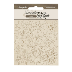 Chipboard Decorativo Chips 14 x 14 cm - Create Happiness Dewdrops snowflakes