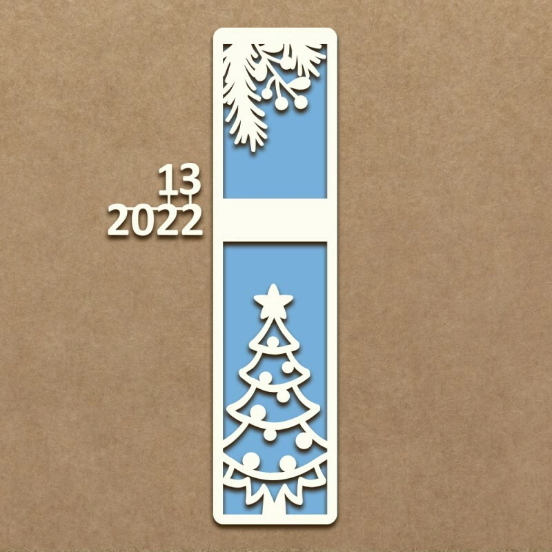 Shaker p/ lombada de álbum - Árvore de Natal