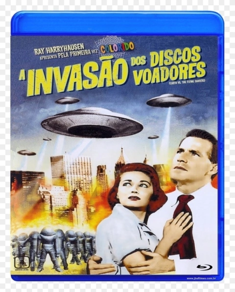 A Invasão Dos Discos Voadores-1956 Blu ray dublado e legendado