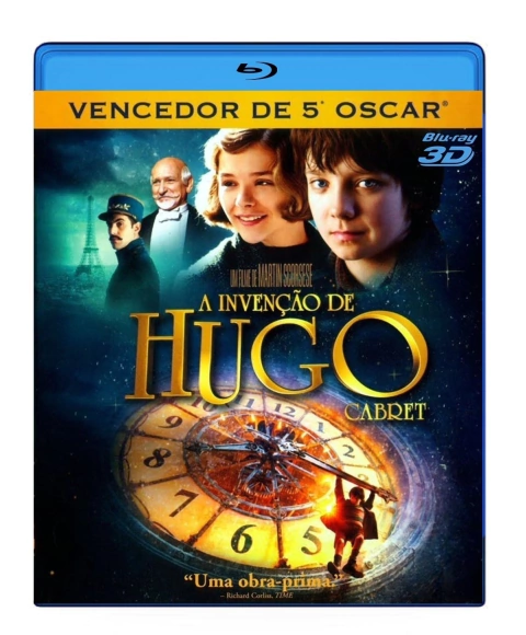 a invenção de hugo cabret 3D Blu Ray Dublado E Legendado