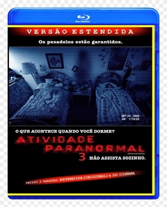 Atividade Paranormal 3 Blu-ray Dublado Legendado - comprar online