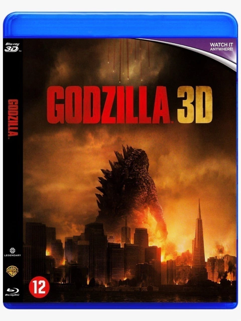 Godzila 2014 2d +3d Blu Ray Dublado E Legendado - comprar online