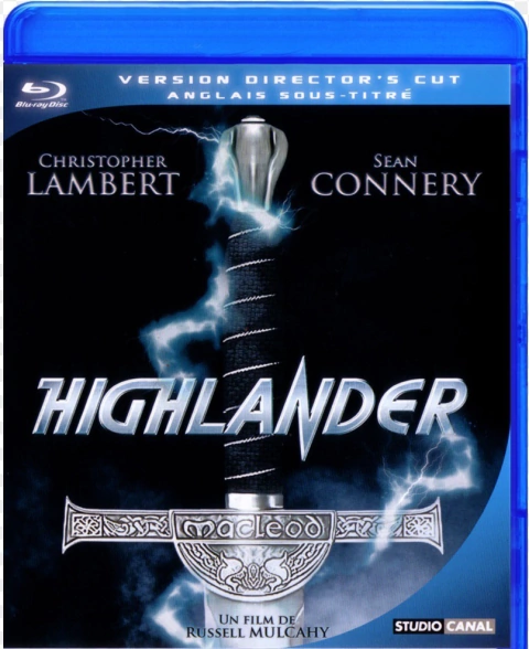 Highlander blu-ray Dublado E Legendado - comprar online